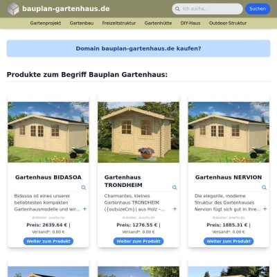 Screenshot bauplan-gartenhaus.de