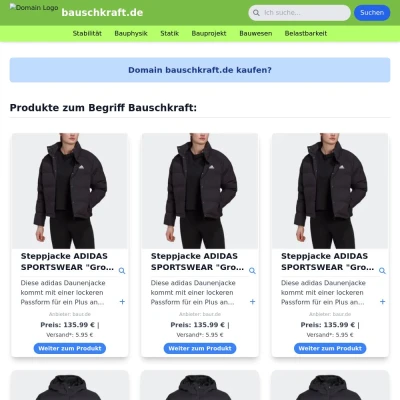 Screenshot bauschkraft.de