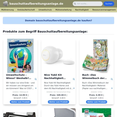 Screenshot bauschuttaufbereitungsanlage.de