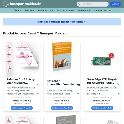 Screenshot bauspar-makler.de