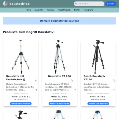 Screenshot baustativ.de