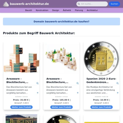 Screenshot bauwerk-architektur.de