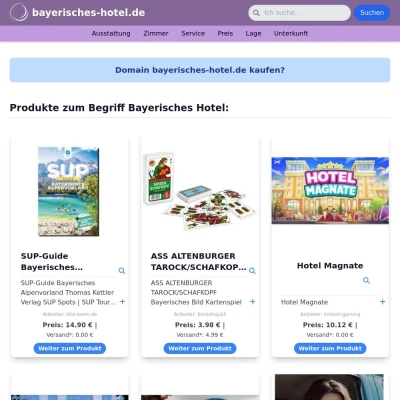 Screenshot bayerisches-hotel.de