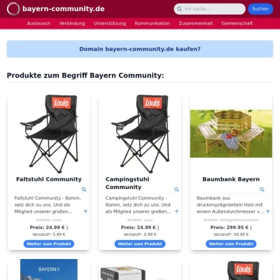 Screenshot bayern-community.de