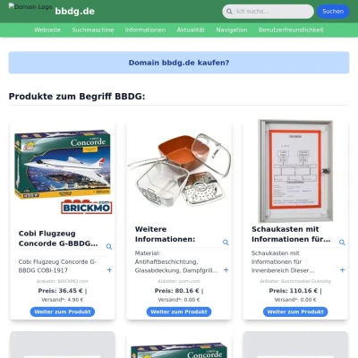 Screenshot bbdg.de