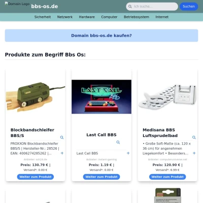 Screenshot bbs-os.de