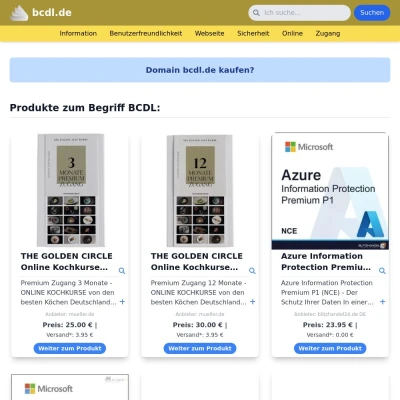 Screenshot bcdl.de