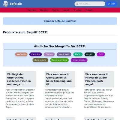 Screenshot bcfp.de