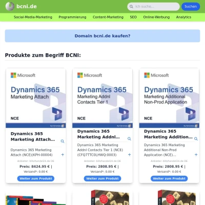 Screenshot bcni.de