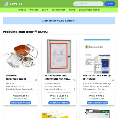 Screenshot bcwc.de