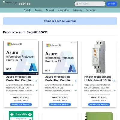 Screenshot bdcf.de