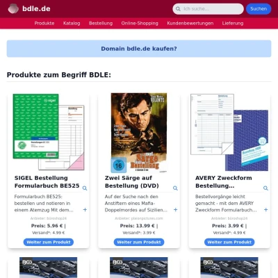 Screenshot bdle.de
