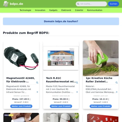Screenshot bdpx.de