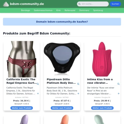 Screenshot bdsm-community.de