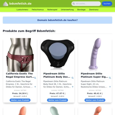 Screenshot bdsmfetish.de