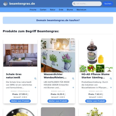 Screenshot beamtengras.de