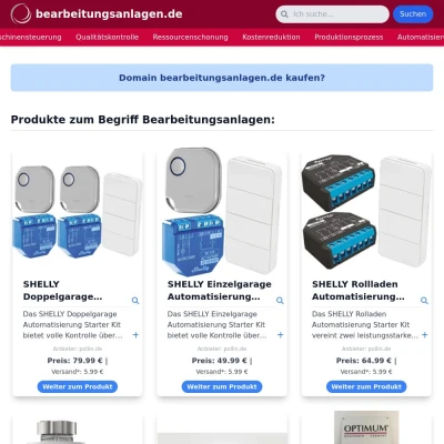 Screenshot bearbeitungsanlagen.de