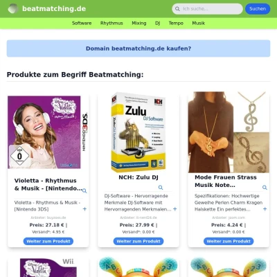 Screenshot beatmatching.de