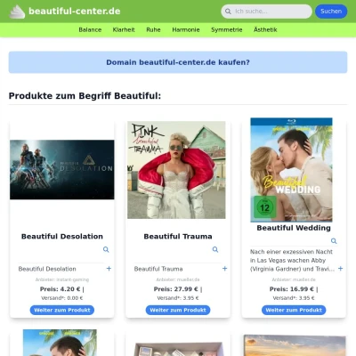 Screenshot beautiful-center.de