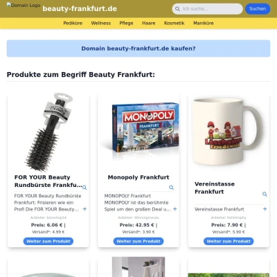 Screenshot beauty-frankfurt.de