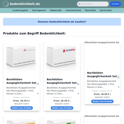 Screenshot bedenklichkeit.de