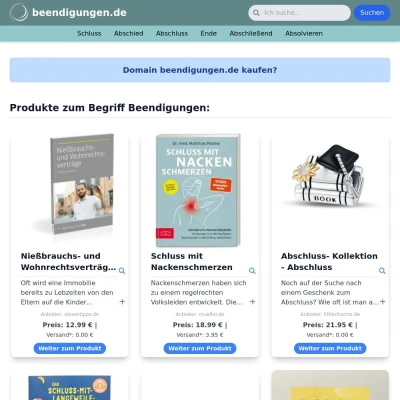 Screenshot beendigungen.de