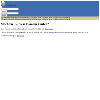 Screenshot befeuchtung.eu