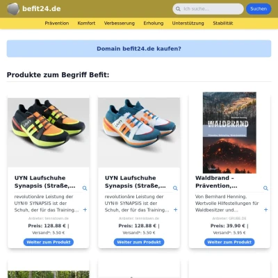Screenshot befit24.de