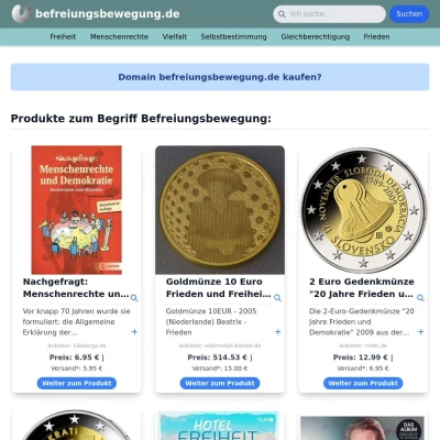 Screenshot befreiungsbewegung.de