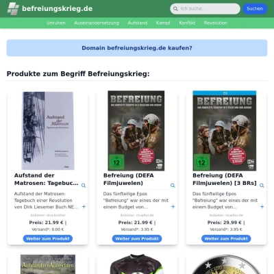 Screenshot befreiungskrieg.de