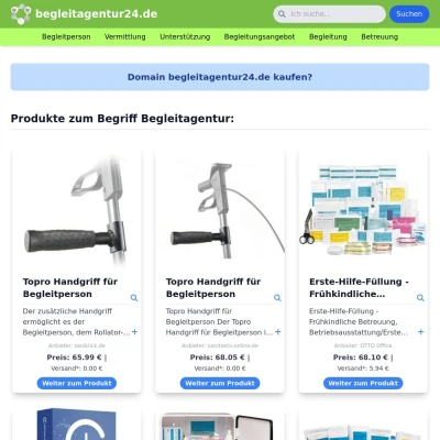 Screenshot begleitagentur24.de