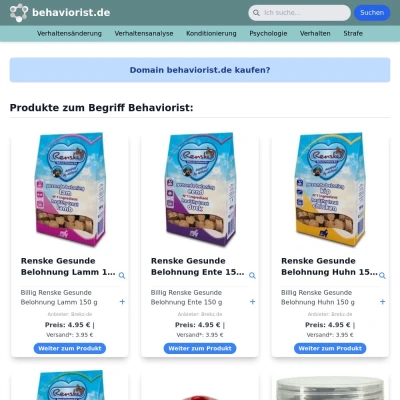Screenshot behaviorist.de