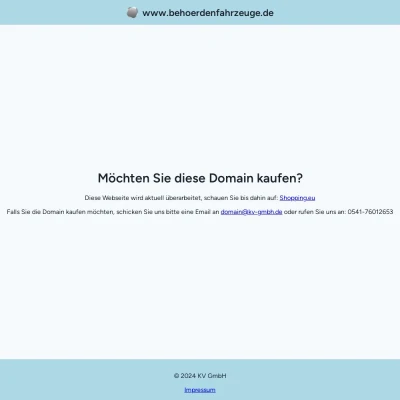 Screenshot behoerdenfahrzeuge.de