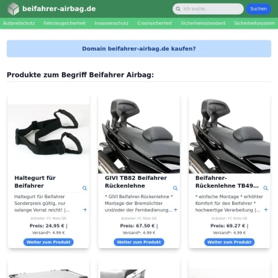 Screenshot beifahrer-airbag.de