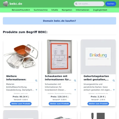 Screenshot bekc.de