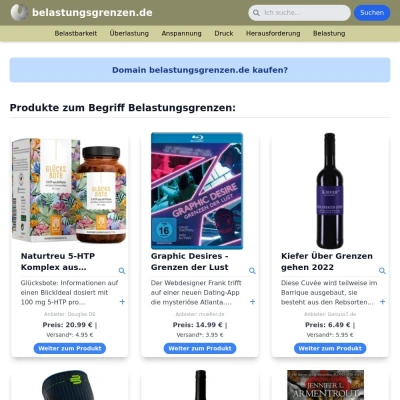 Screenshot belastungsgrenzen.de