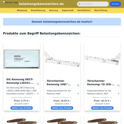 Screenshot belastungskennzeichen.de