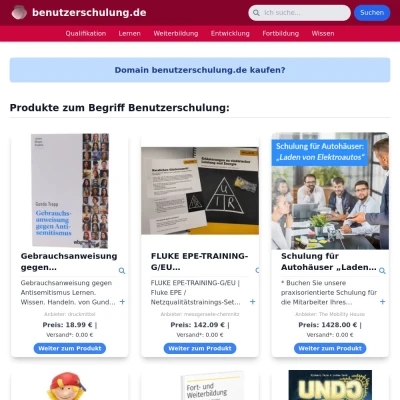 Screenshot benutzerschulung.de