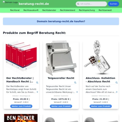 Screenshot beratung-recht.de
