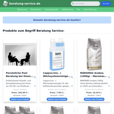 Screenshot beratung-service.de