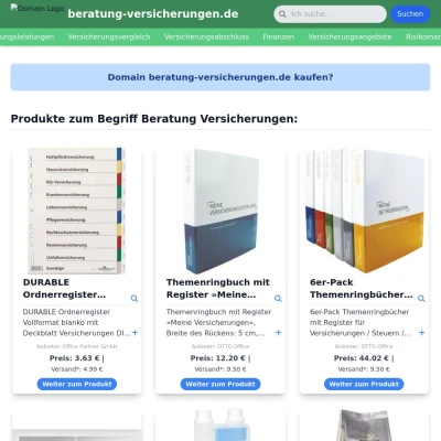 Screenshot beratung-versicherungen.de