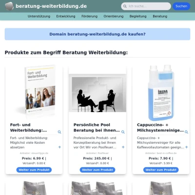 Screenshot beratung-weiterbildung.de