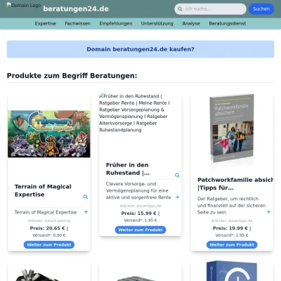 Screenshot beratungen24.de