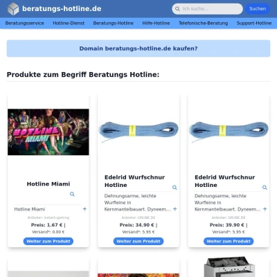 Screenshot beratungs-hotline.de
