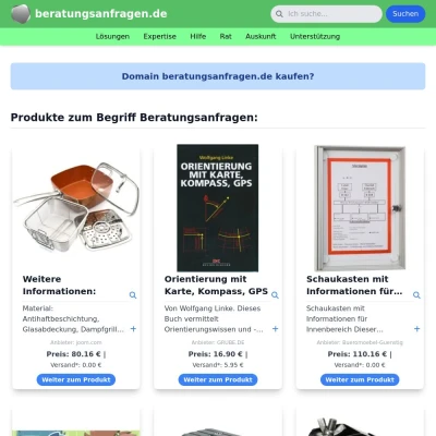 Screenshot beratungsanfragen.de