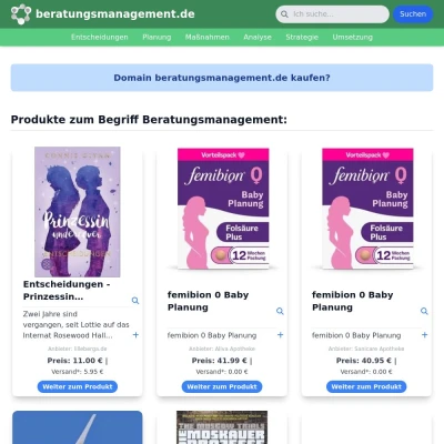 Screenshot beratungsmanagement.de