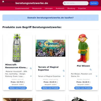 Screenshot beratungsnetzwerke.de