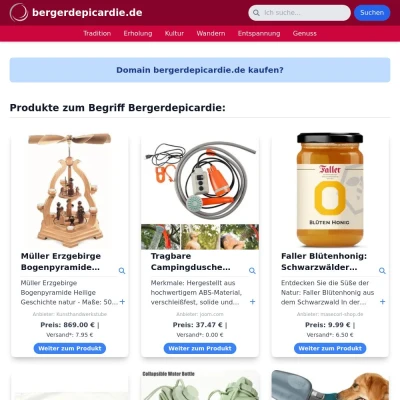 Screenshot bergerdepicardie.de