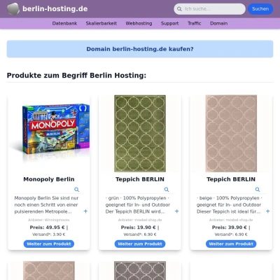 Screenshot berlin-hosting.de