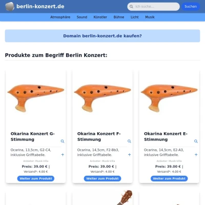 Screenshot berlin-konzert.de